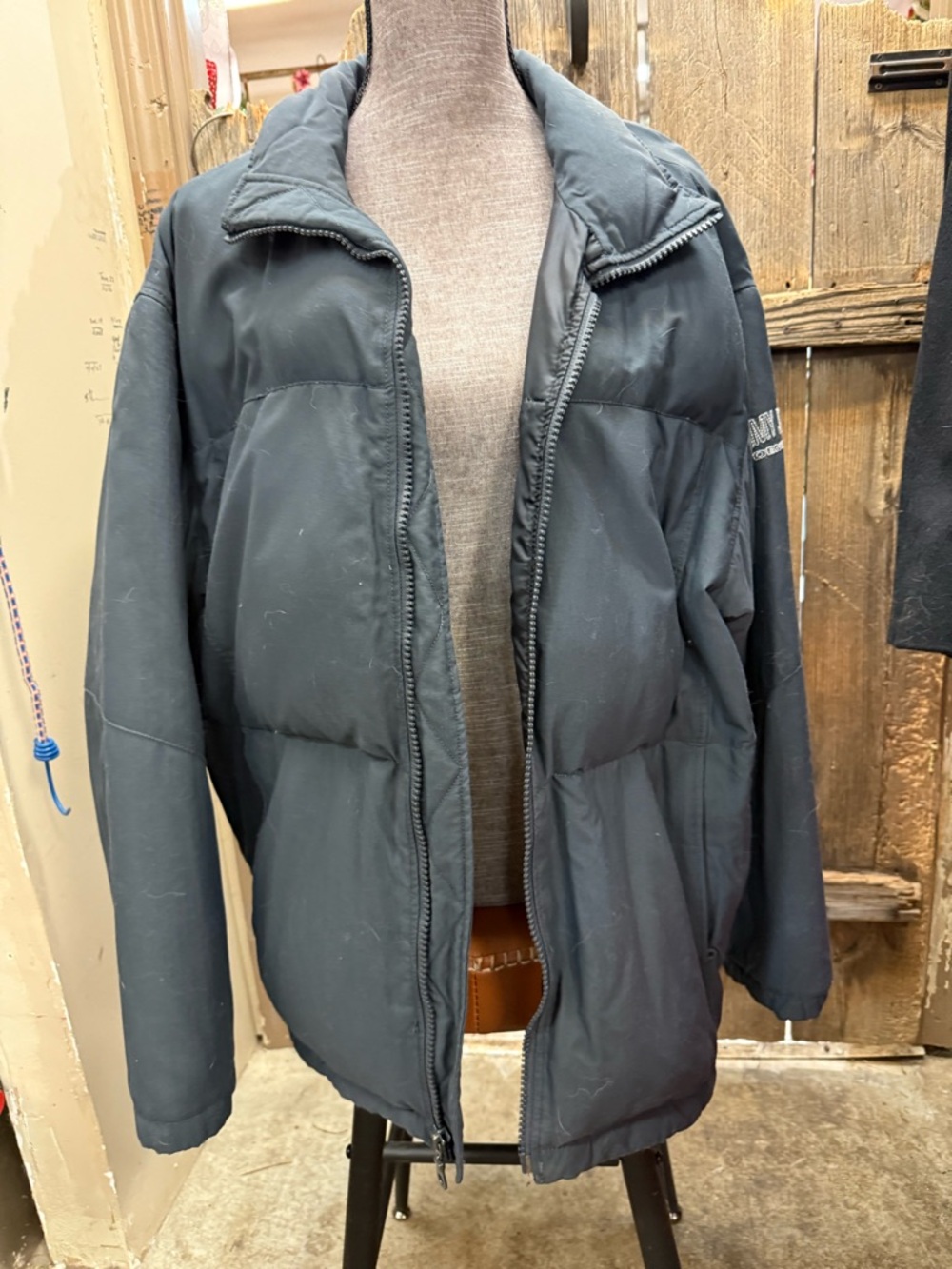 “Tommy Jeans” Men's Black Puffer Jacket - Warm Insulated Coat